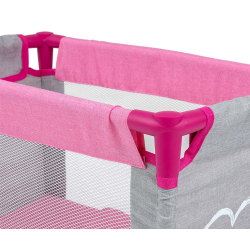 Milly Mally Łóżeczko dla lalek Lisa Prestige Pink