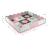 Milly Mally Mata piankowa puzzle Jolly 3x3 Shapes - Pink Grey