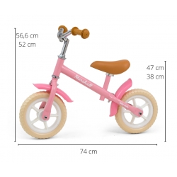 Milly Mally Rowerek Biegowy Marshall Pink