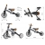 Milly Mally Rowerek 3w1 Optimus Grey