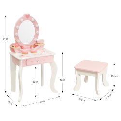Milly Mally Toaletka Elly Pink