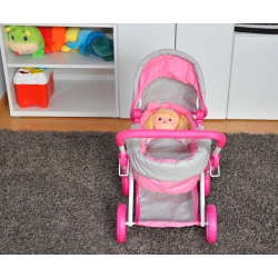 Milly Mally Wózek dla lalek Alice Prestige Pink