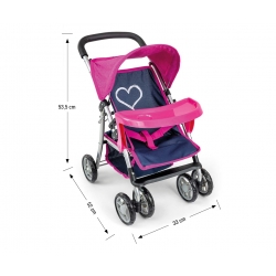 Milly Mally Wózek dla lalek Kate Prestige Navy