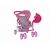 Milly Mally Wózek dla lalek Kate Prestige Pink