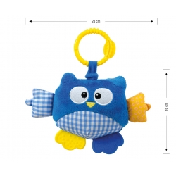 Zawieszka pluszowa Sówka - Cutie owl - 2881 BLUE