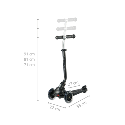 Qplay Hulajnoga Sema Pro 3w1 Black