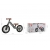 Qplay Rowerek Biegowy Racer Grey