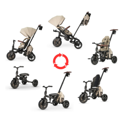 Qplay Rowerek Trójkołowy Comfo Max Beige