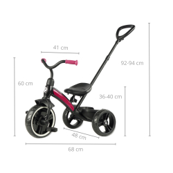 Qplay Rowerek Trójkołowy Elite Plus Rose