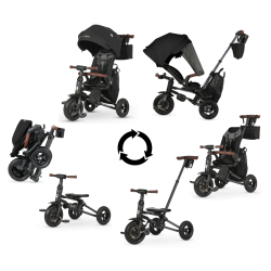 Qplay Rowerek Trójkołowy Nova Deluxe Black