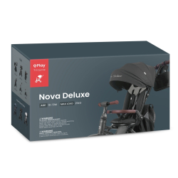Qplay Rowerek Trójkołowy Nova Deluxe Grey