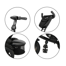 Qplay Rowerek Trójkołowy Premium Black