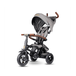 Qplay Rowerek Trójkołowy Rito Deluxe Rubber Grey