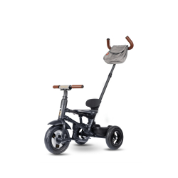 Qplay Rowerek Trójkołowy Rito Deluxe Rubber Grey
