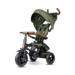 Qplay Rowerek Trójkołowy Rito Deluxe Rubber Olive