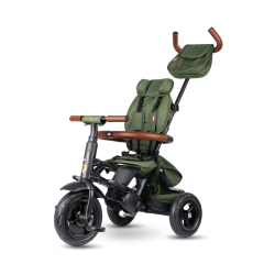 Qplay Rowerek Trójkołowy Rito Deluxe Rubber Olive