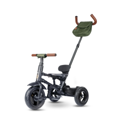 Qplay Rowerek Trójkołowy Rito Deluxe Rubber Olive