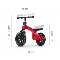 Qplay Rowerek Biegowy Tech Red