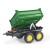 Rolly Toys 122004 Przyczepa Rolly-Mega Trailer jasno zielona, żółte koła, 2-osie