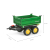 Rolly Toys 122004 Przyczepa Rolly-Mega Trailer jasno zielona, żółte koła, 2-osie
