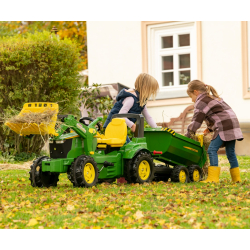 Rolly Toys 122165 Przyczepa Rolly Halfpipe półwywrotka John Deere 2-osie