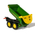 Rolly Toys 122165 Przyczepa Rolly Halfpipe półwywrotka John Deere 2-osie