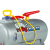 Rolly Toys 122776 Cysterna Rolly Tanker z pompą i sikawką Szara  1-oś