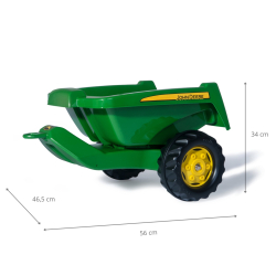 Rolly Toys 128822 Przyczepa Rolly-Kipper Wywrotka John Deere