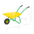 Rolly Toys 270873 Taczka Plastikowa Żółta
