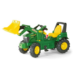 Rolly Toys 710126 Traktor Rolly Farmtrac John Deere z łyżką i pompowanymi kołami