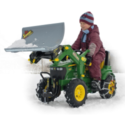 Rolly Toys 710126 Traktor Rolly Farmtrac John Deere z łyżką i pompowanymi kołami