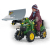Rolly Toys 710126 Traktor Rolly Farmtrac John Deere z łyżką i pompowanymi kołami