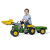 Rolly Toys 811496 Traktor Rolly Junior John Deere z łyżką i przyczepą