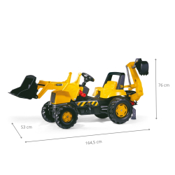 Rolly Toys 812004 Traktor Rolly Junior JCB z łyżką i koparką