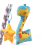 TinyMini JL639-2A Mata edukacyjna 2w1 Kwiat Zoo