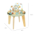 Tooky Toy TH712N Stolik edukacyjny Zoo