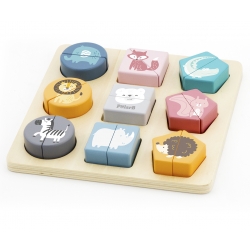 Viga 44012 PolarB Układanka 2w1 Puzzle - kształty