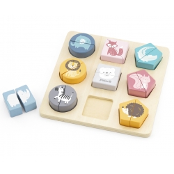 Viga 44012 PolarB Układanka 2w1 Puzzle - kształty