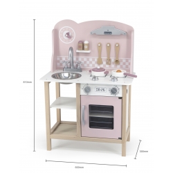 Viga 44046 PolarB Kuchnia z akcesoriami silver-pink