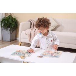 Viga 44068 PolarB Puzzle z uchwytami - zwierzęta