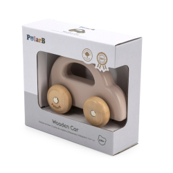 Viga 44225 PolarB Drewniane autko dla malucha