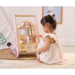 Viga 44259 PolarB Edukacyjny chodzik dla dzieci - pink