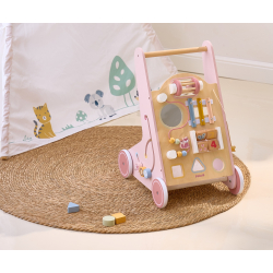 Viga 44259 PolarB Edukacyjny chodzik dla dzieci - pink