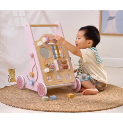Viga 44259 PolarB Edukacyjny chodzik dla dzieci - pink