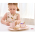 Viga 44267 PolarB Drewniany zestaw do kawy i herbaty - pink