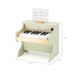 Viga 44274 PolarB Drewniane pianino dla dzieci