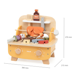 Viga 44294 PolarB Moje pierwsze BBQ – drewniany grill