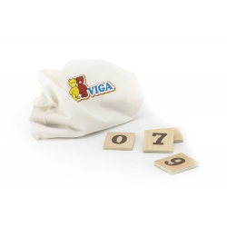 Viga 44547 Drewniany zegar - nauka godzin