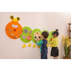 Viga 44557FSC Naścienna tablica edukacyjna - gąsiennica