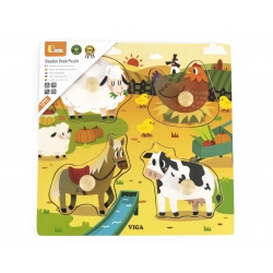 Viga 44592 Puzzle z uchwytami - farma